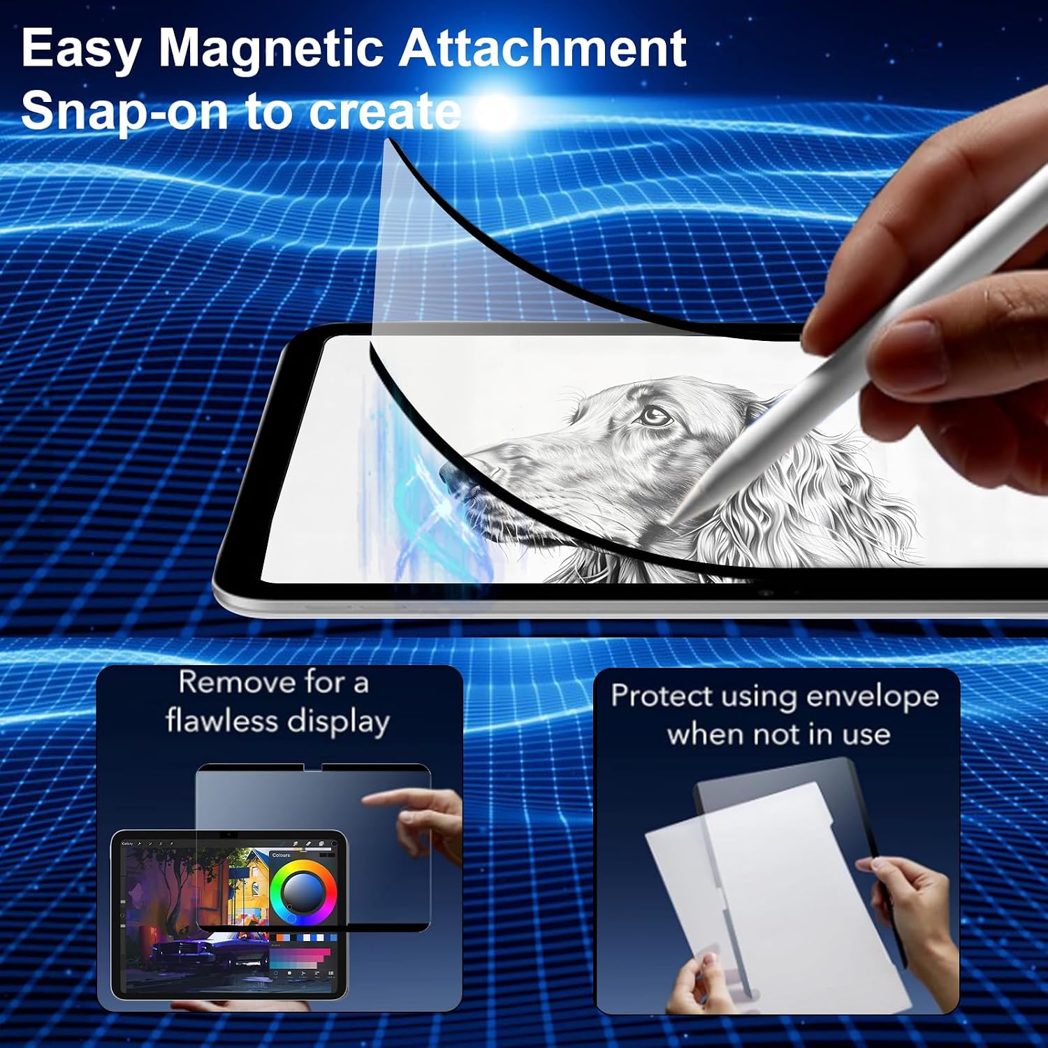 Detalle de IVEOPPE Magnetfolie für iPad A16