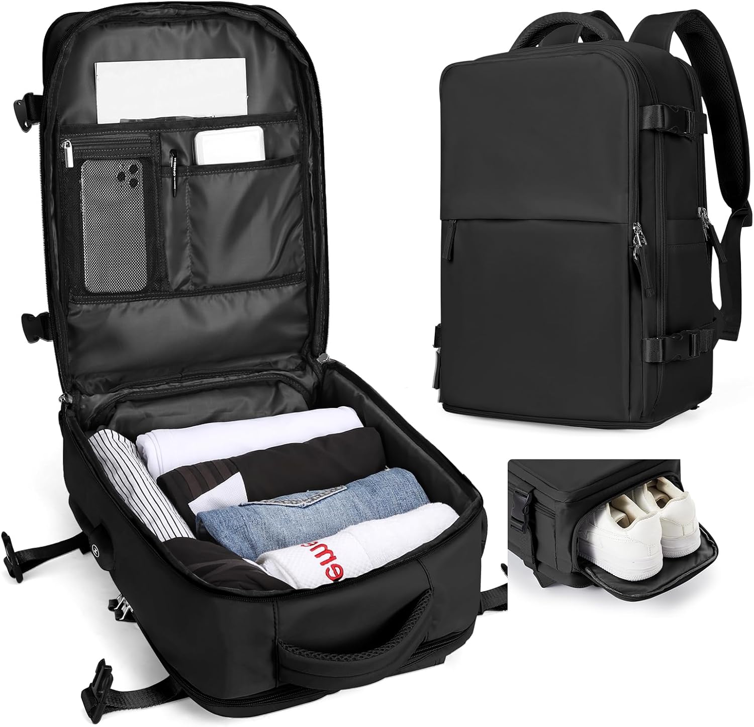 Detalle de SZLX Vakuum Rucksack Ryanair Handgepäck 40x30x20
