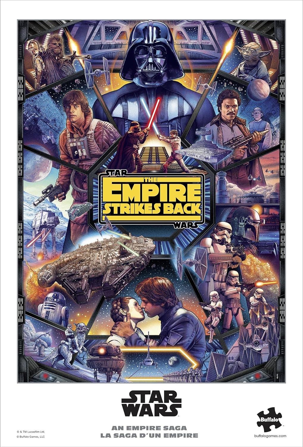 Thumbnail 4 de Buffalo Games Star Wars Empire Saga 1000-Piece Jigsaw Puzzle