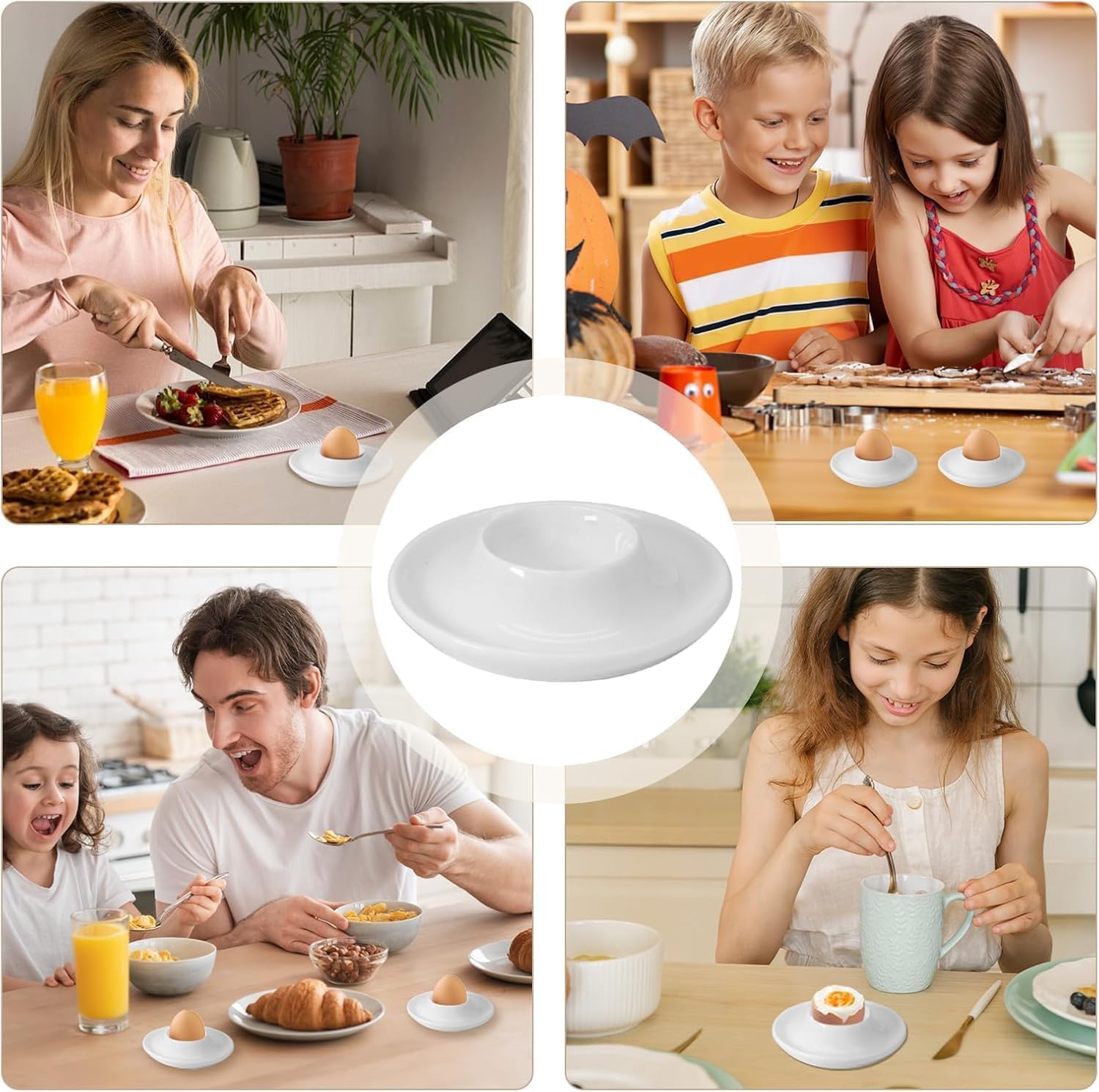 Thumbnail 6 de YANGWEN 6 Pcs Stackable Egg Cups Set