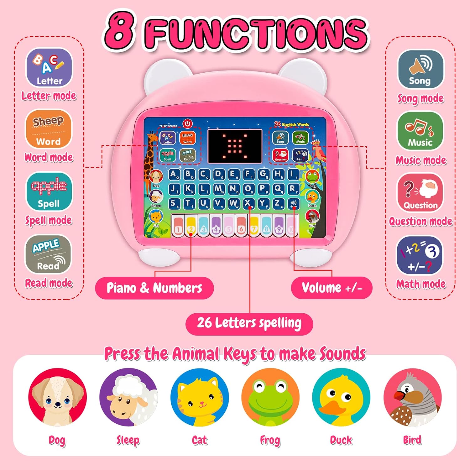 Thumbnail 1 de Toddler Electric Interactive Tablet for Ages 1–4
