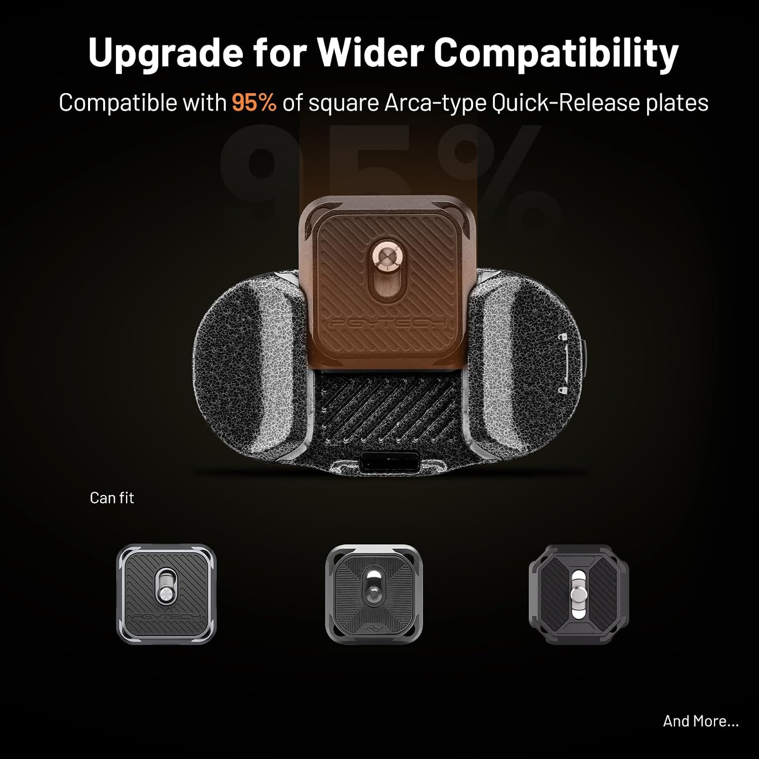 Thumbnail 1 de PGYTECH Beetle Camera Clip V2 with Plate Quick Release System for Arca‑Compatible Straps