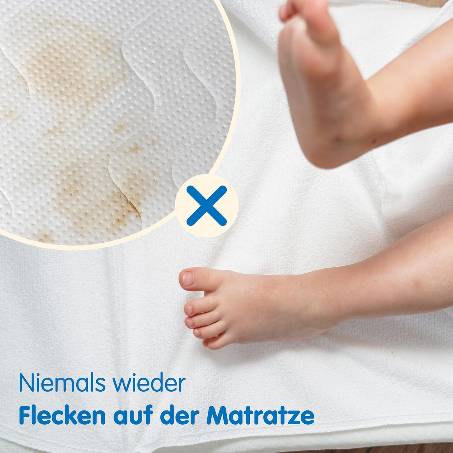 Thumbnail 3 de Coprimaterasso impermeabile lettino singolo 70x140 cm – protezione affidabile per letto neonato e culla