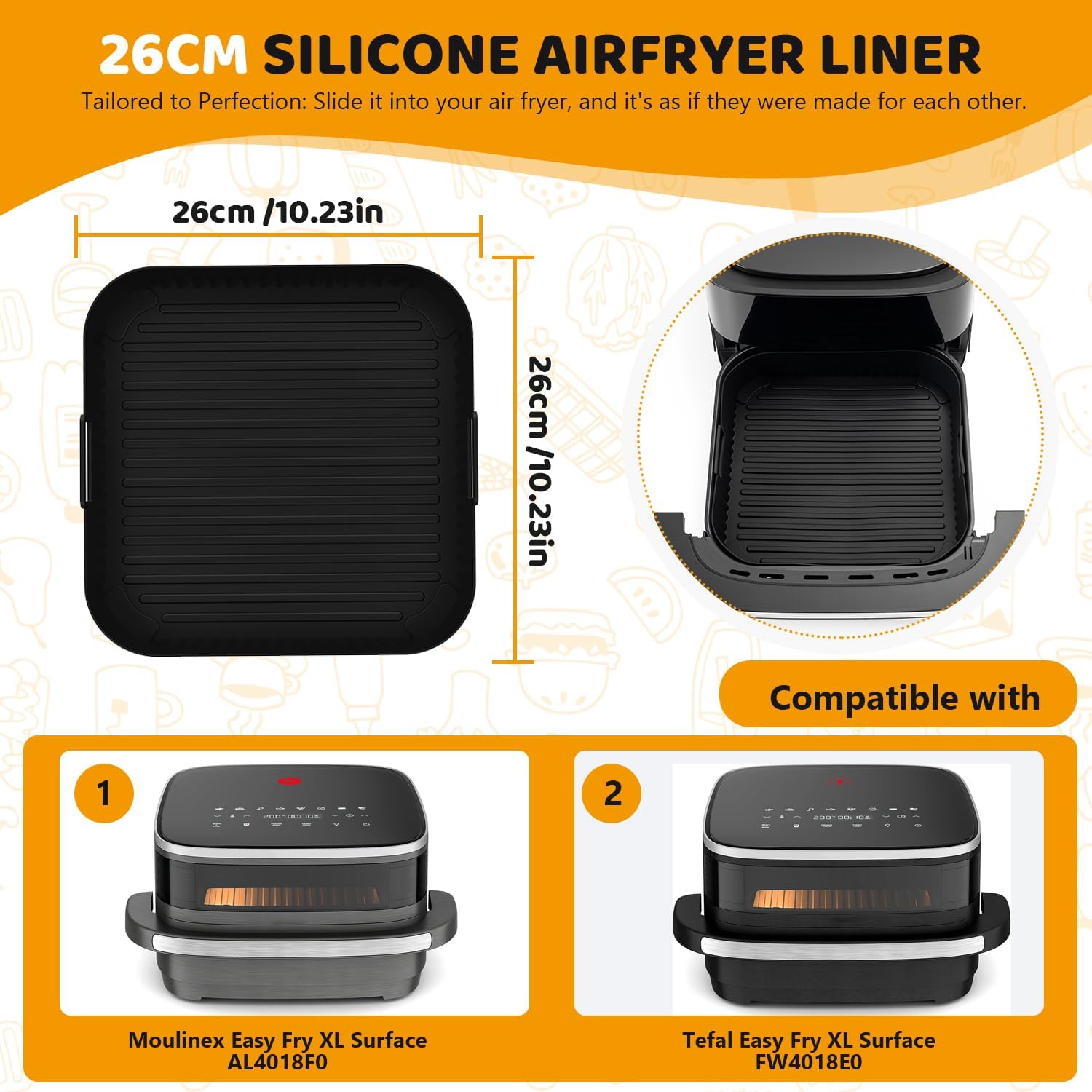 Detalle 2 de Molde silicona 26 cm para Easy Fry XL Surface