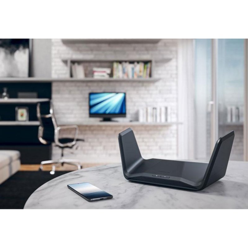 Detalle 2 de Netgear Nighthawk RAXE300 WiFi 6E Tribanda: rendimiento serio para hogares y entornos exigentes