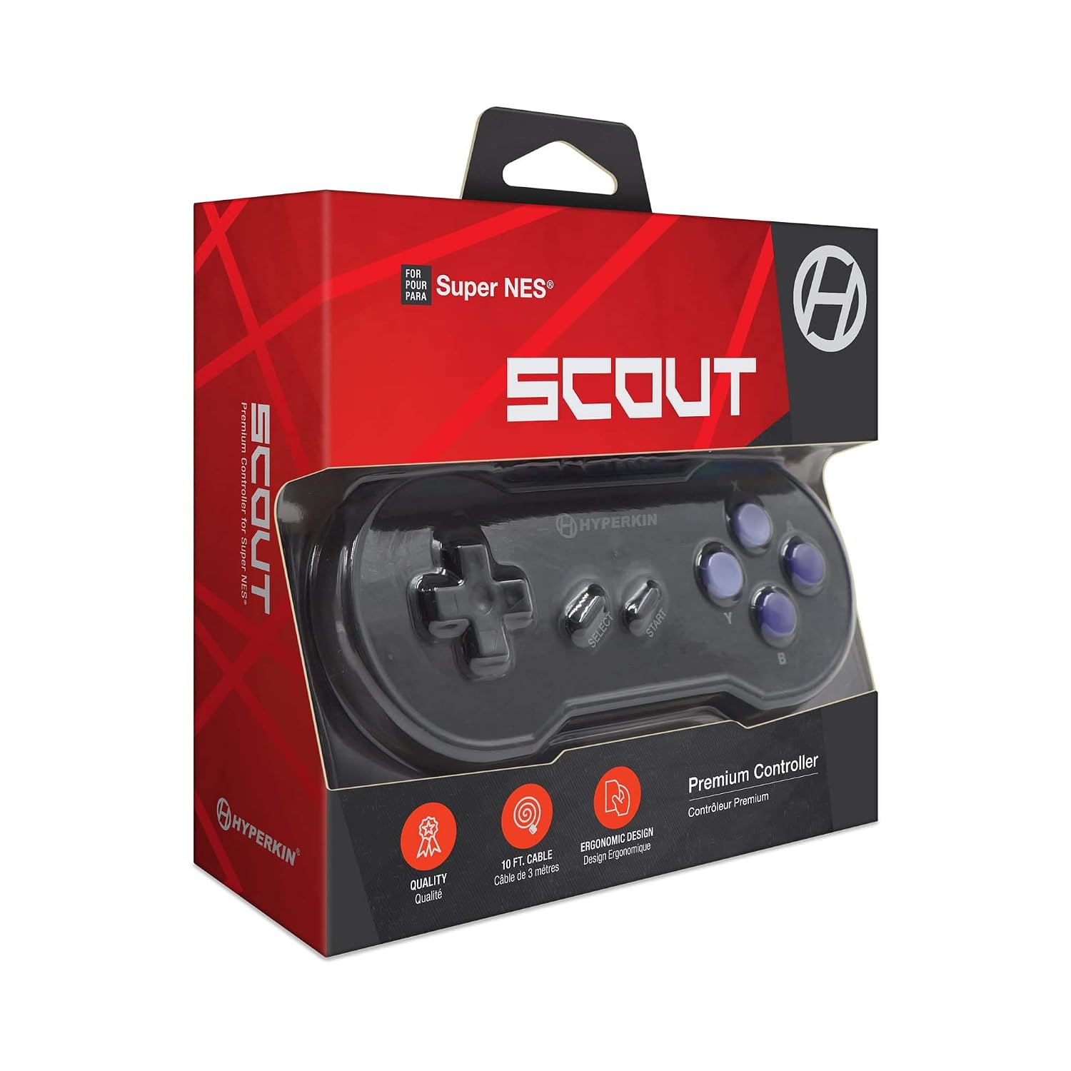 Detalle 2 de Hyperkin Scout SNES Controller 10-foot