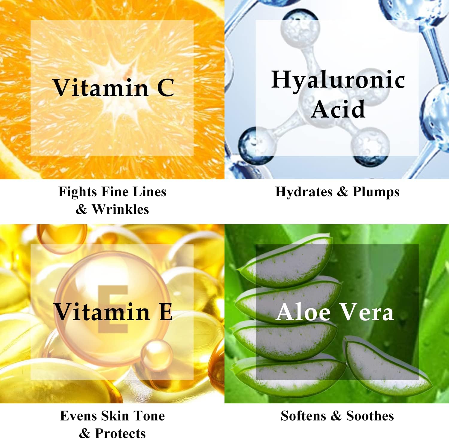 Thumbnail 2 de KLEEM ORGANICS Sérum Visage Vitamine C 20% + Acide Hyaluronique et Vitamine E, anti-âge, 30 ml