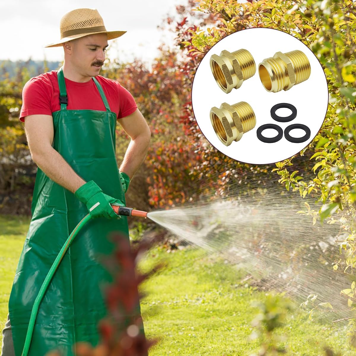 Thumbnail 6 de Garden Hose Adapters in Solid Brass