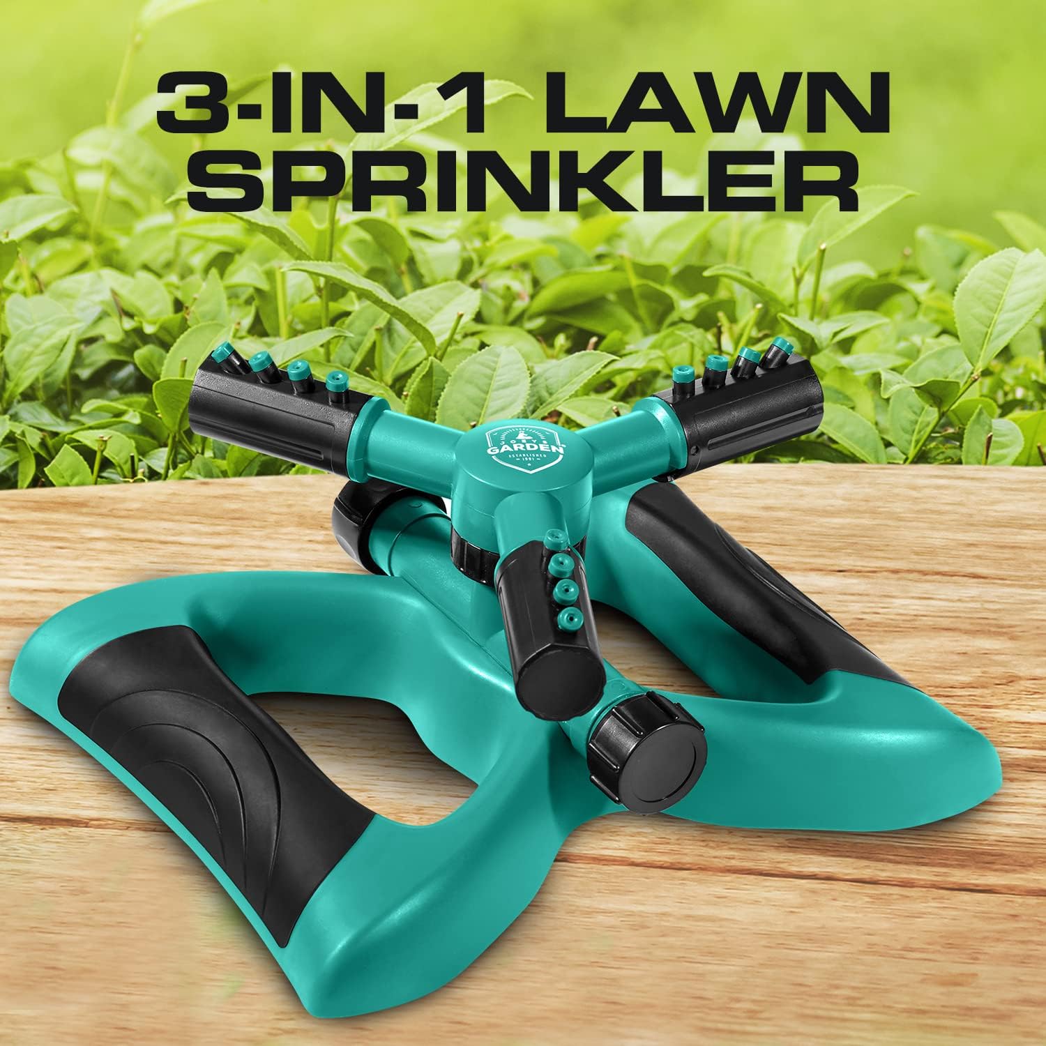 Thumbnail 6 de Joeys Garden Sprinkler 360° Rotating Lawn Sprinkler with Weighted Base