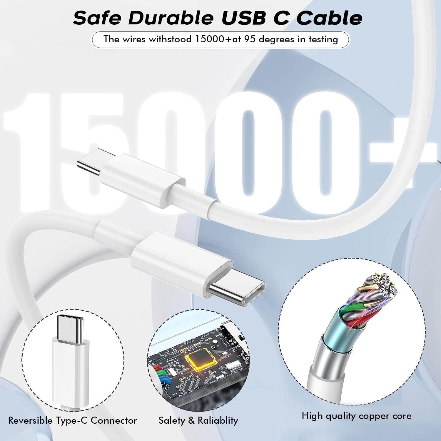 Thumbnail 5 de Kruidvat Fast USB C Charger 20W 6FT Cable Pack