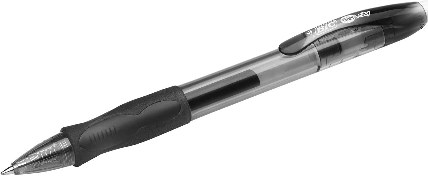 Thumbnail 3 de BIC Gel-ocity Original Gel Ink Pens, 0.7mm, Black, Pack of 12