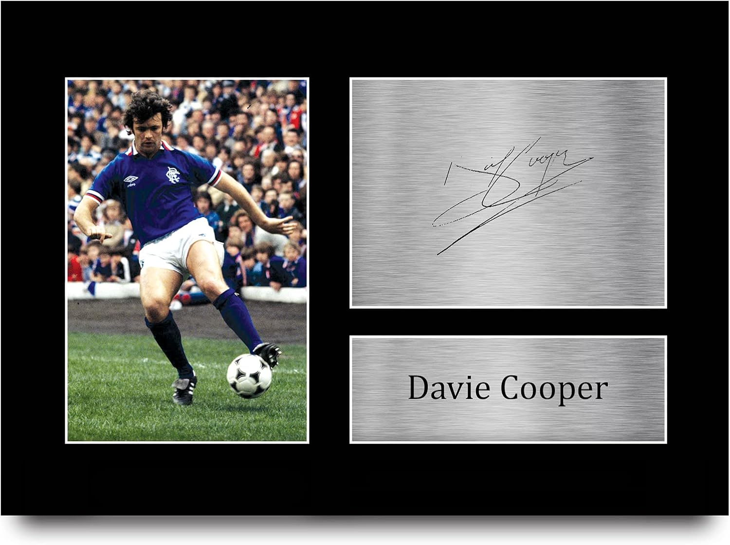 Thumbnail 6 de HWC Trading FR A3 Davie Cooper Rangers framed autograph picture (A3)