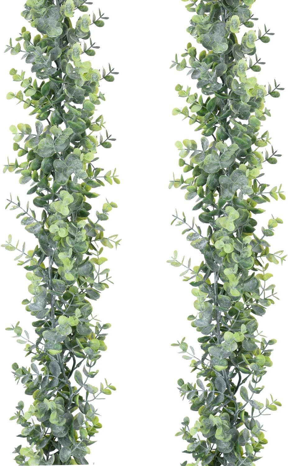 DearHouse Faux Eucalyptus Garland 6 ft, 2-Pack