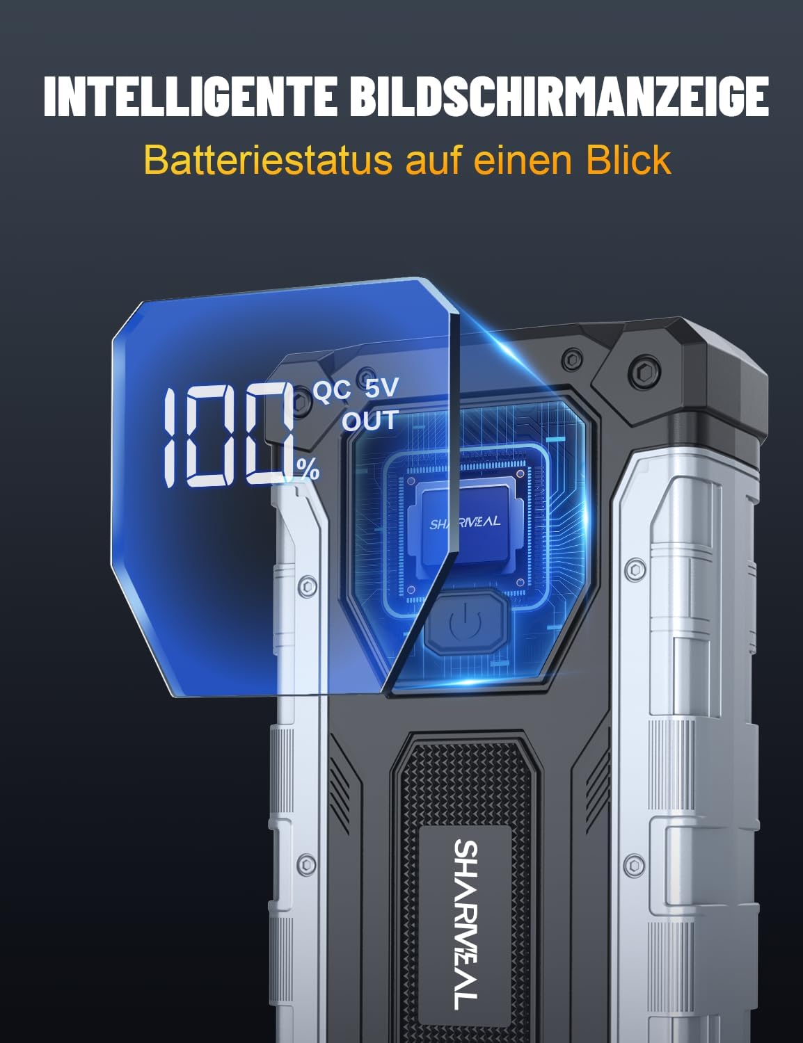 Thumbnail 2 de Sharmeal 8000A Starthilfe Powerbank