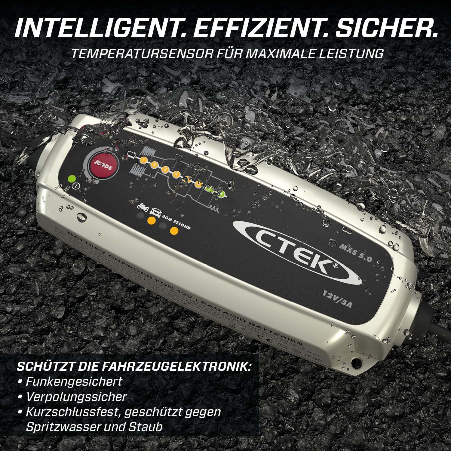 Thumbnail 2 de CTEK MXS 5.0 12V Batterieladegerät 🔌