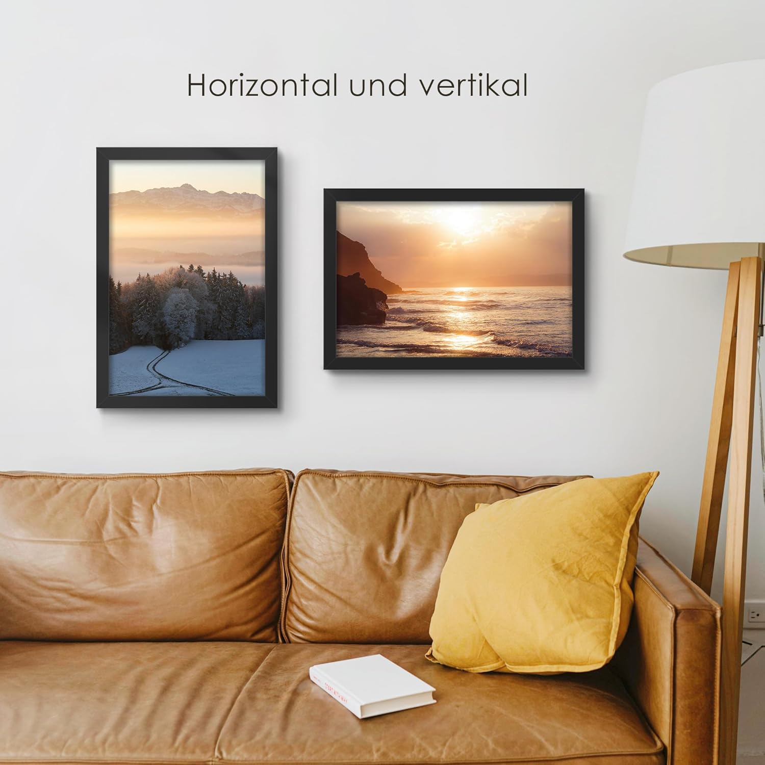 Thumbnail 4 de QPQIYIY Bilderrahmen 20x30 cm | 3er Set in Schwarz – Holzwerkstoff