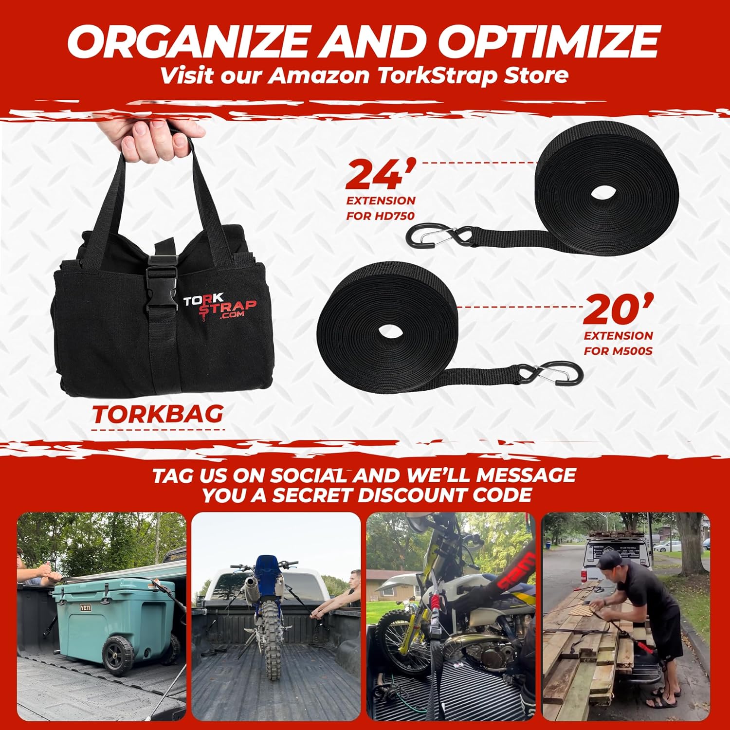 Thumbnail 4 de TorkStrap Self Tensioning Tie 1,500 lb 📦