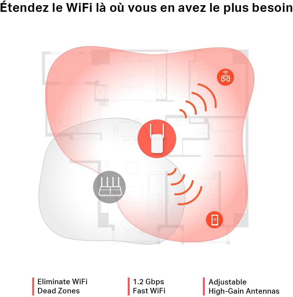 Thumbnail 5 de MERCUSYS TP-Link ME30 Répéteur WiFi AC1200