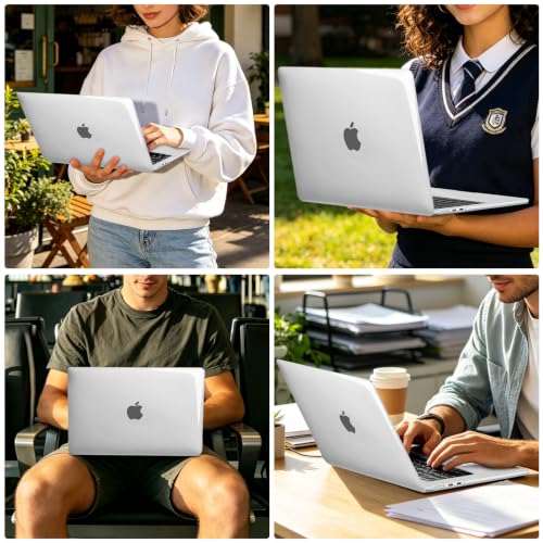 Thumbnail 4 de MOSISO Funda rígida transparente para MacBook Air 13,6” (Modelos A3449/A3240/A3113/A2681) 2022-2026 - carcasa de policarbonato