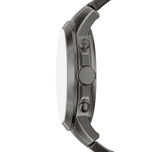 Detalle de Fossil Grant Watch for Men: Quartz Chronograph with Gunmetal Stainless Steel Strap