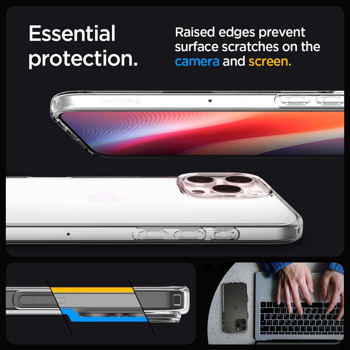 Thumbnail 5 de Spigen Liquid Crystal : coque fine et transparente pour iPhone 16 Pro Max