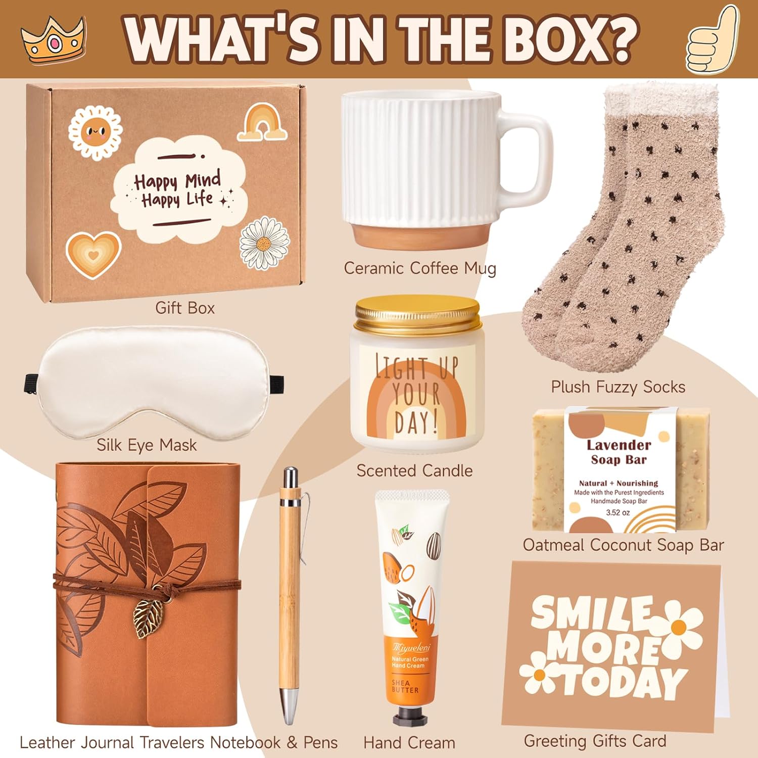 Thumbnail 2 de Suhctuptx Gift Baskets for Women (9-Piece Happy Birthday, Thank You & Christmas Gift Set)