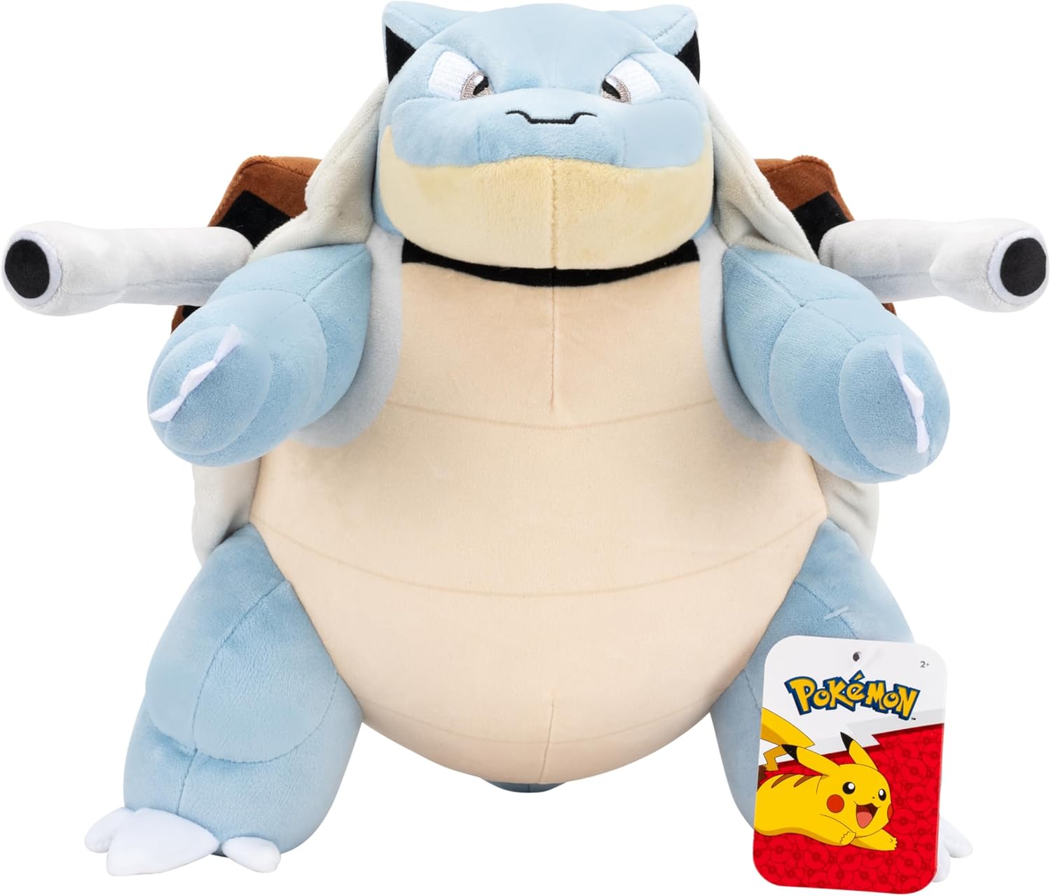 Detalle de Pokémon PKW4466-30cm Plüsch – Turtok, offizielles Plüschtier von Jazwares