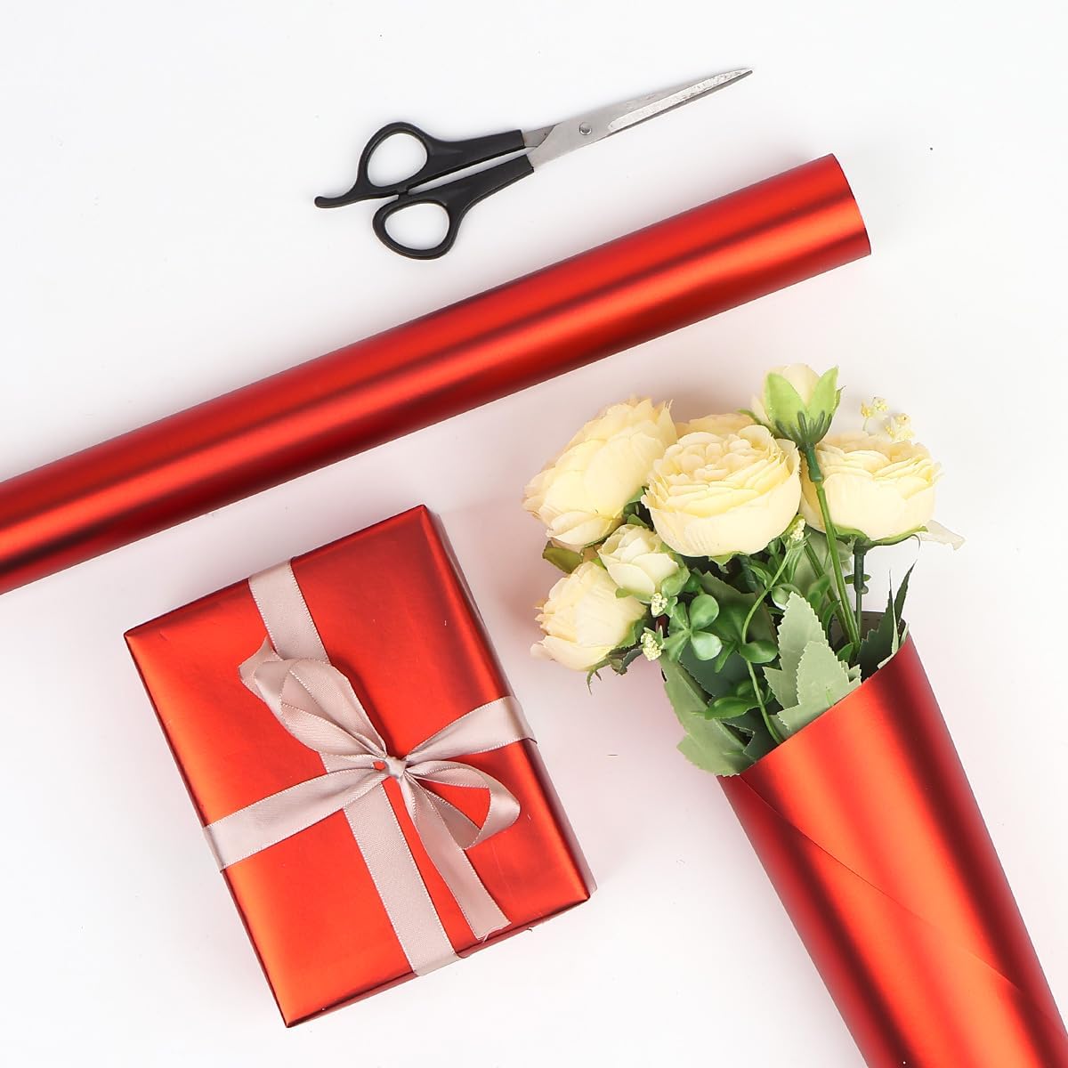 Thumbnail 2 de Red Wrapping Paper Roll