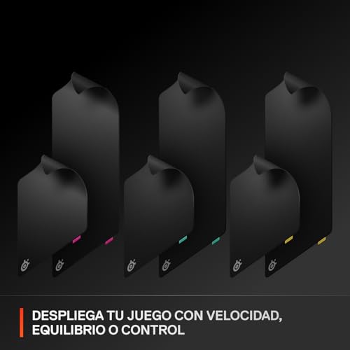 Thumbnail 8 de SteelSeries Alfombrilla QcK L Performance Balance: densidad, deslizamiento y costuras suaves para FPS/MOBA/RTS/MMO