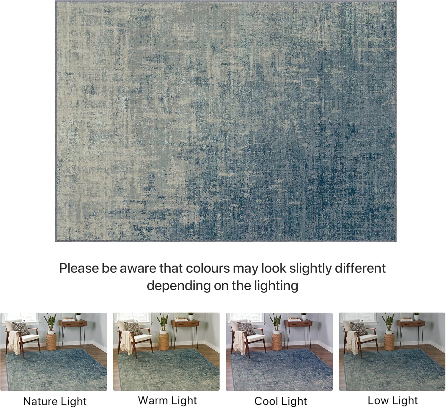 Thumbnail 4 de BEIMO Tapis Salon Moderne 160x230 cm à poils courts – design abstrait antidérapant, lavable en machine