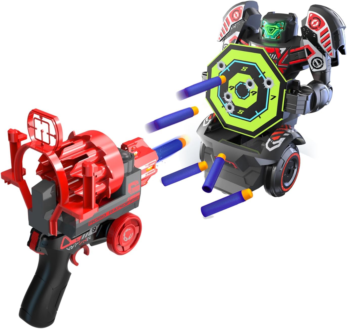 Thumbnail 2 de Silverlit Robo Rapidfire fjärrstyrd robot med två spellägen och skjutfunktion