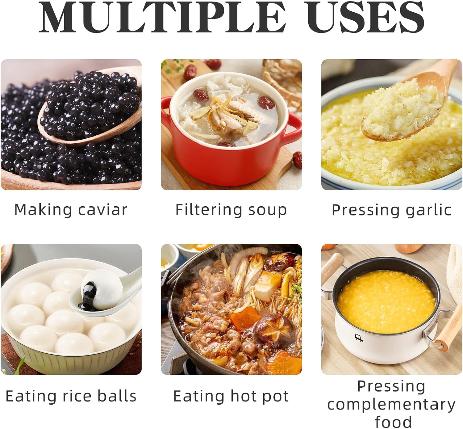 Thumbnail 4 de JECOMPRIS Stainless Steel Colander Spoon Set of 2