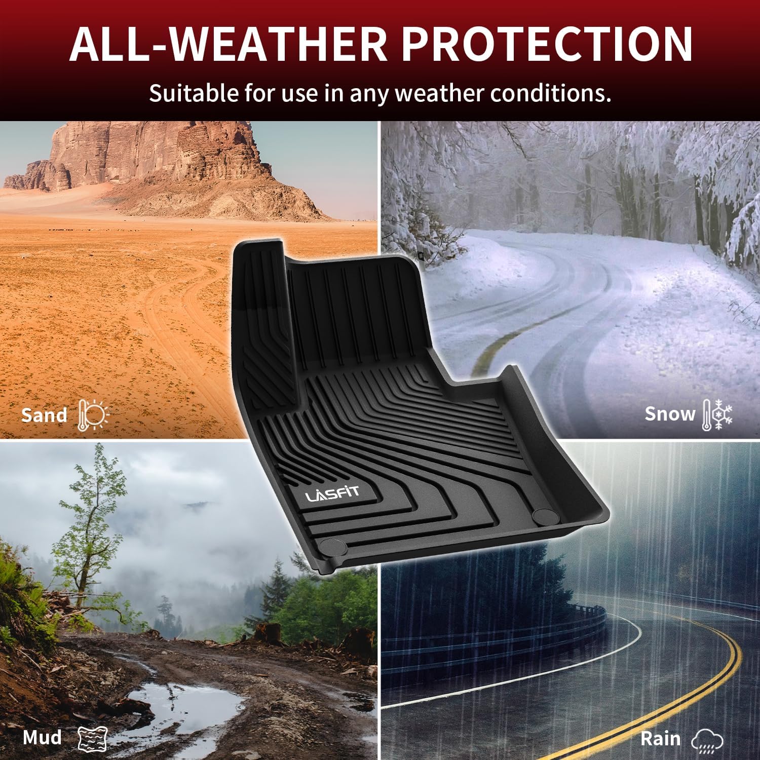 Thumbnail 6 de LASFIT Volvo XC60 floor mats, TPE