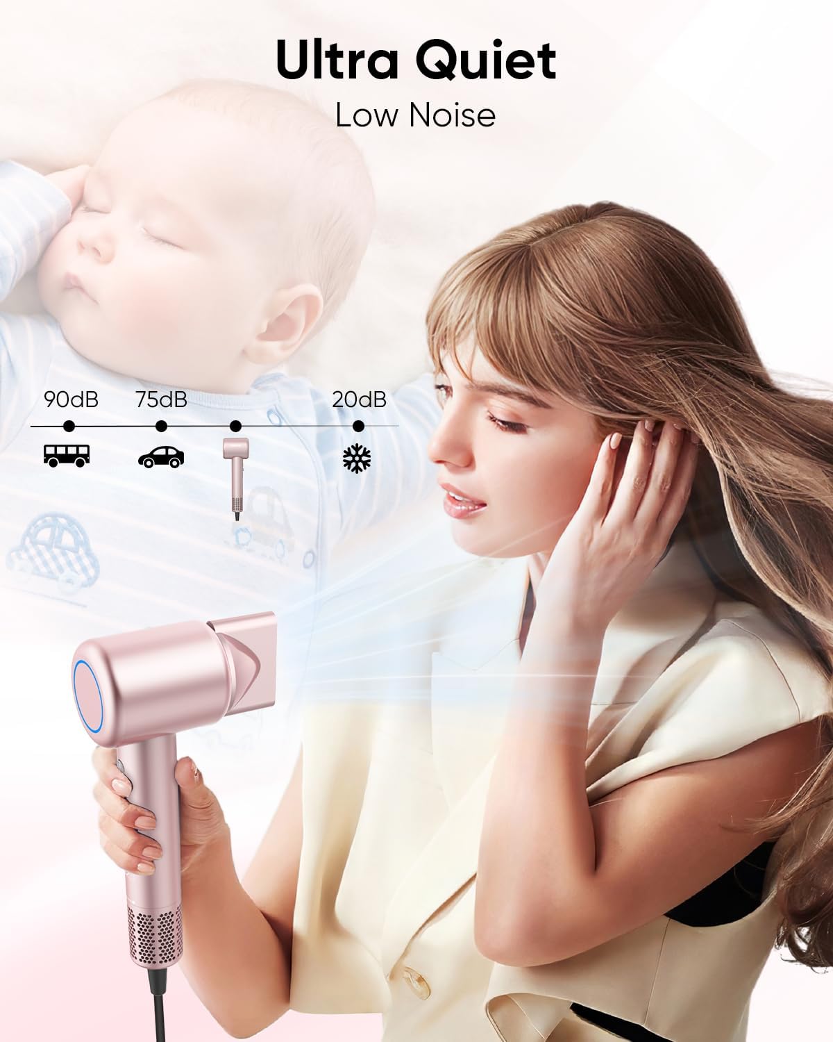 Detalle 2 de Aniekin High-Speed Hair Dryer 110000 RPM