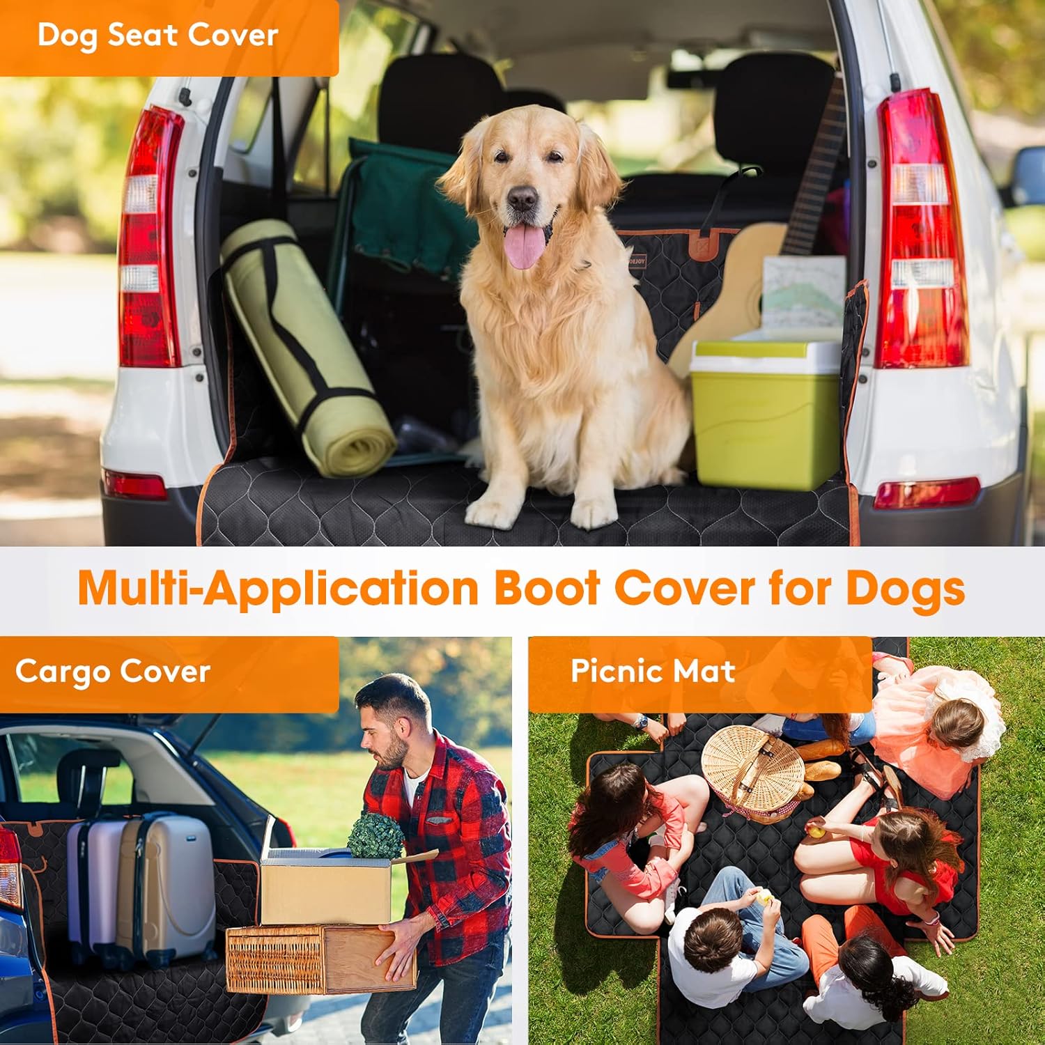 Thumbnail 4 de JOEJOY Car Boot Protector boot liner for dogs