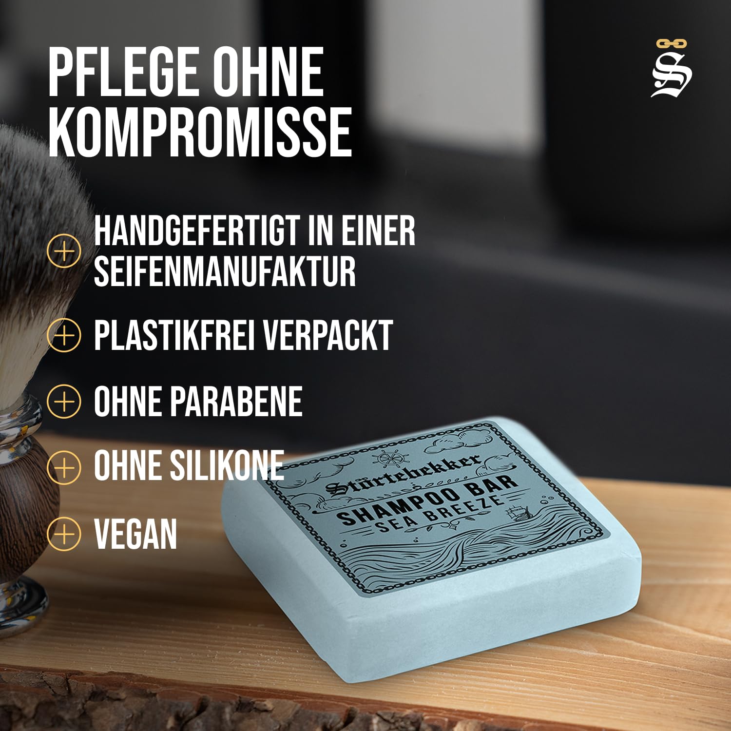 Thumbnail 4 de Störtebekker Premium Shampoo Bar Sea Breeze – 3in1 feste Duschseife für Haar, Kopfhaut & Bart (100 g)