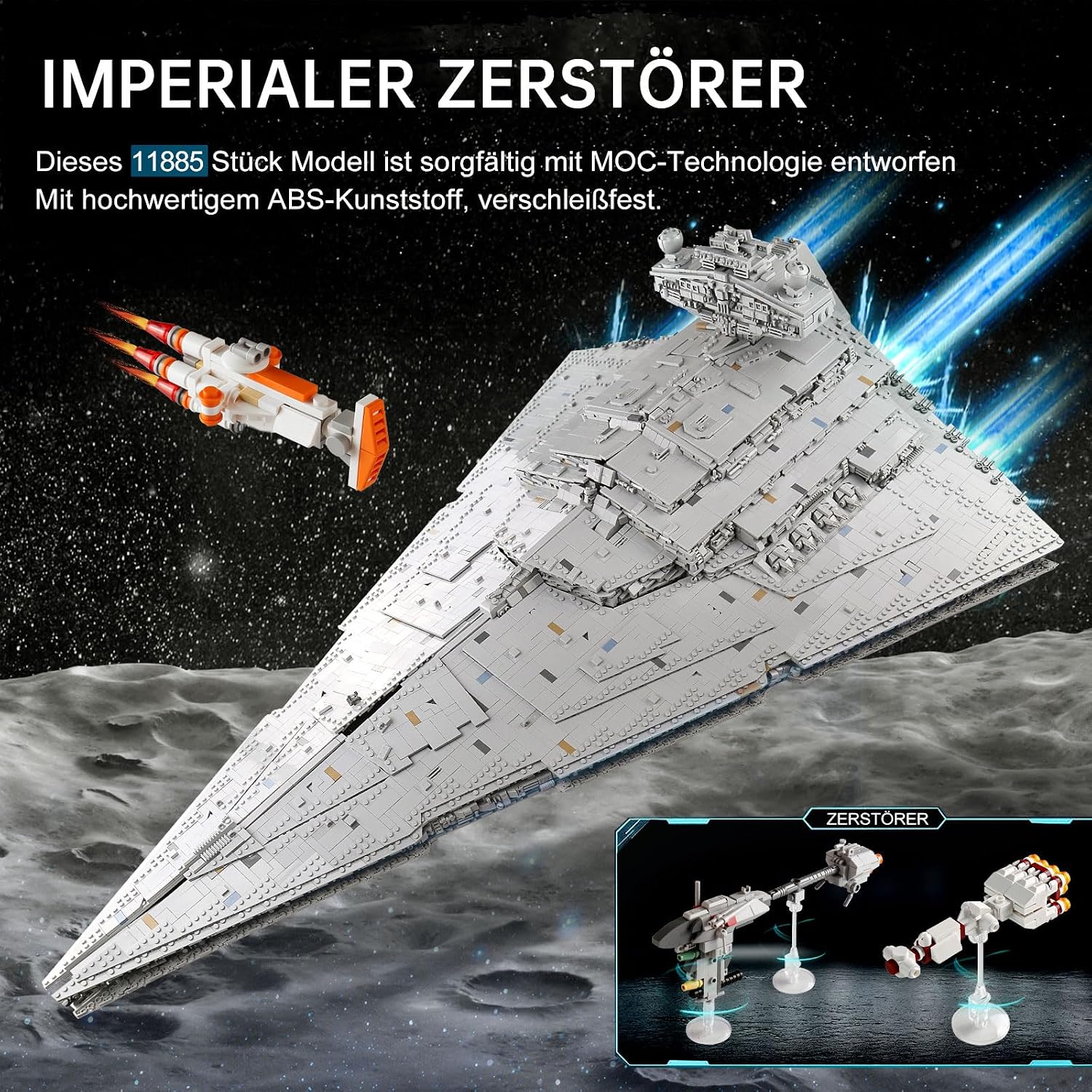 Thumbnail 6 de SHHFWU 13135 Imperial Sternenzerstörer 11885 Teile