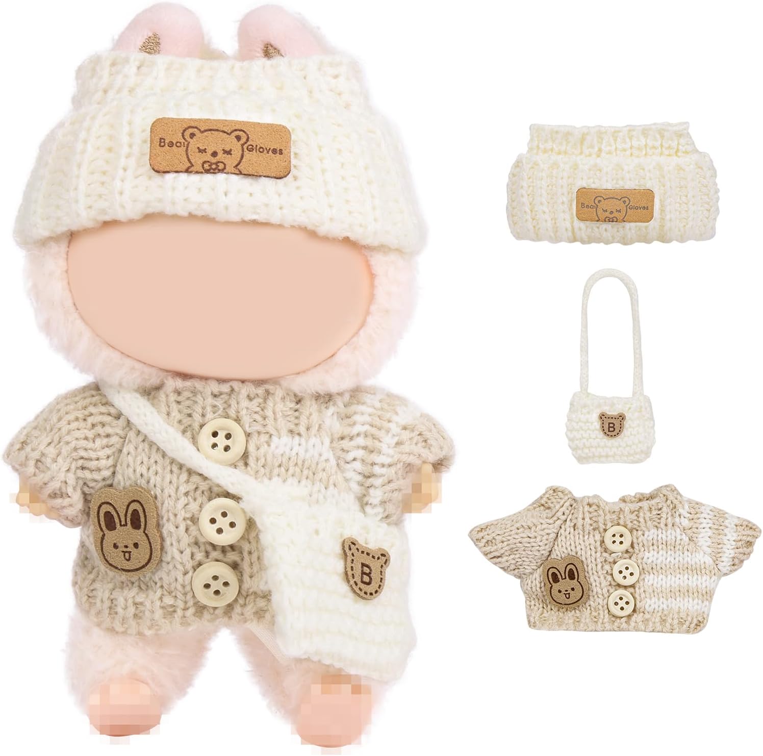 Vicloon vestiti bambola 17 cm, set