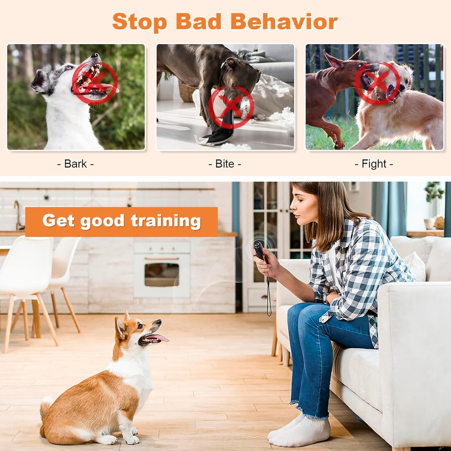 Detalle de Honey Paws Ultrasonic Anti Barking Device for Dogs