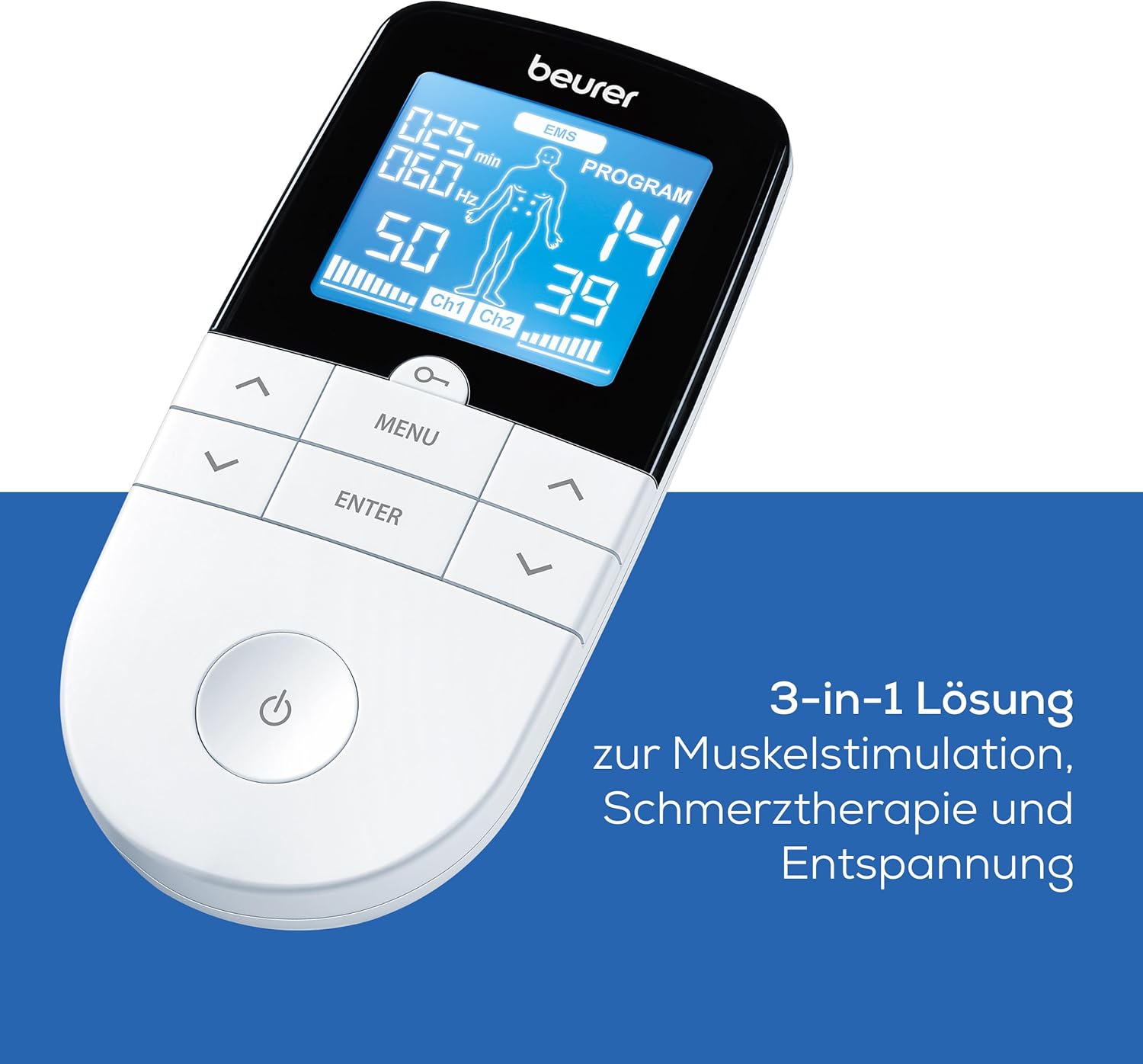 Detalle de Beurer EM 49 TENS/EMS 3-in-1 Schmerzlinderung ⚕