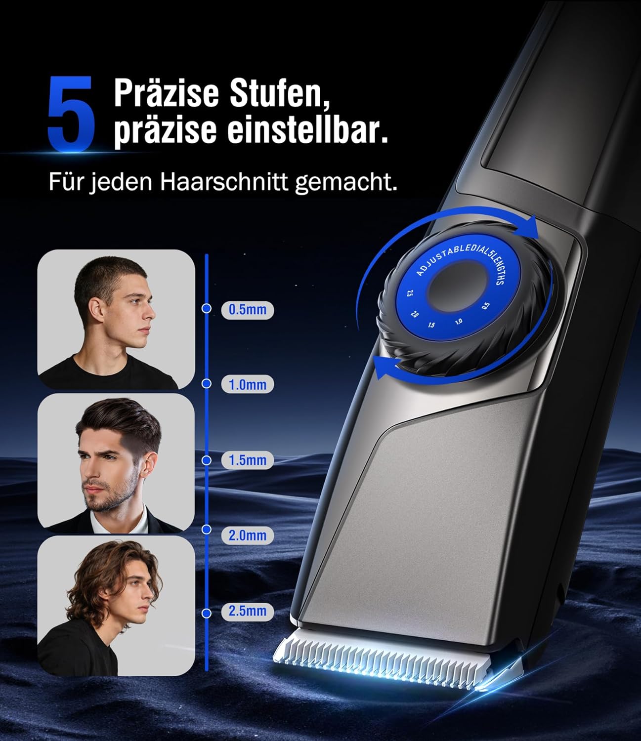 Thumbnail 1 de Profi Haarschneidemaschine mit USB-C & LED-Anzeige – Profi Barber Set mit IPX6, <65 dB