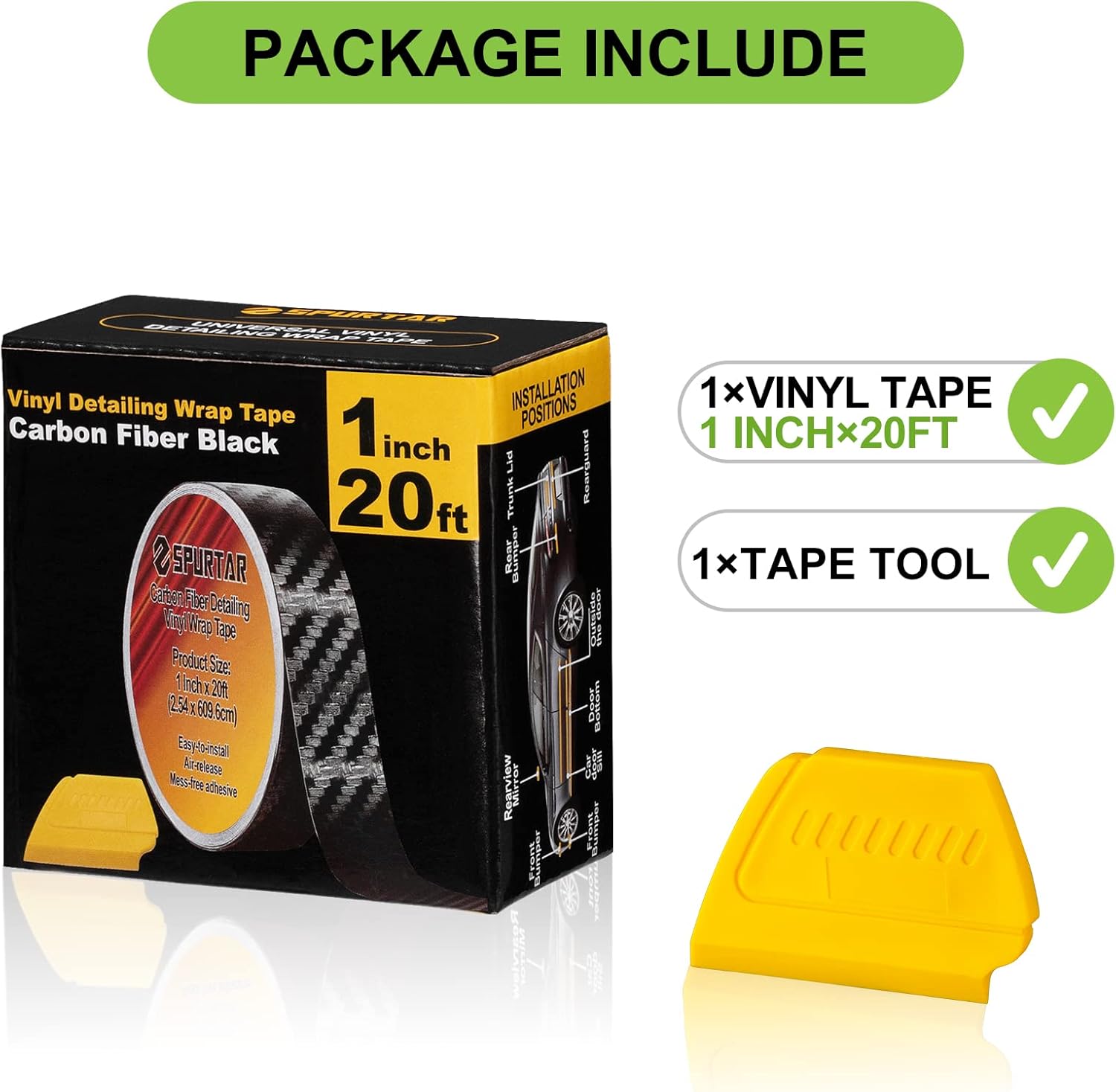 Thumbnail 6 de Spurtar 3D Carbon Fibre Wrap 2.5cm