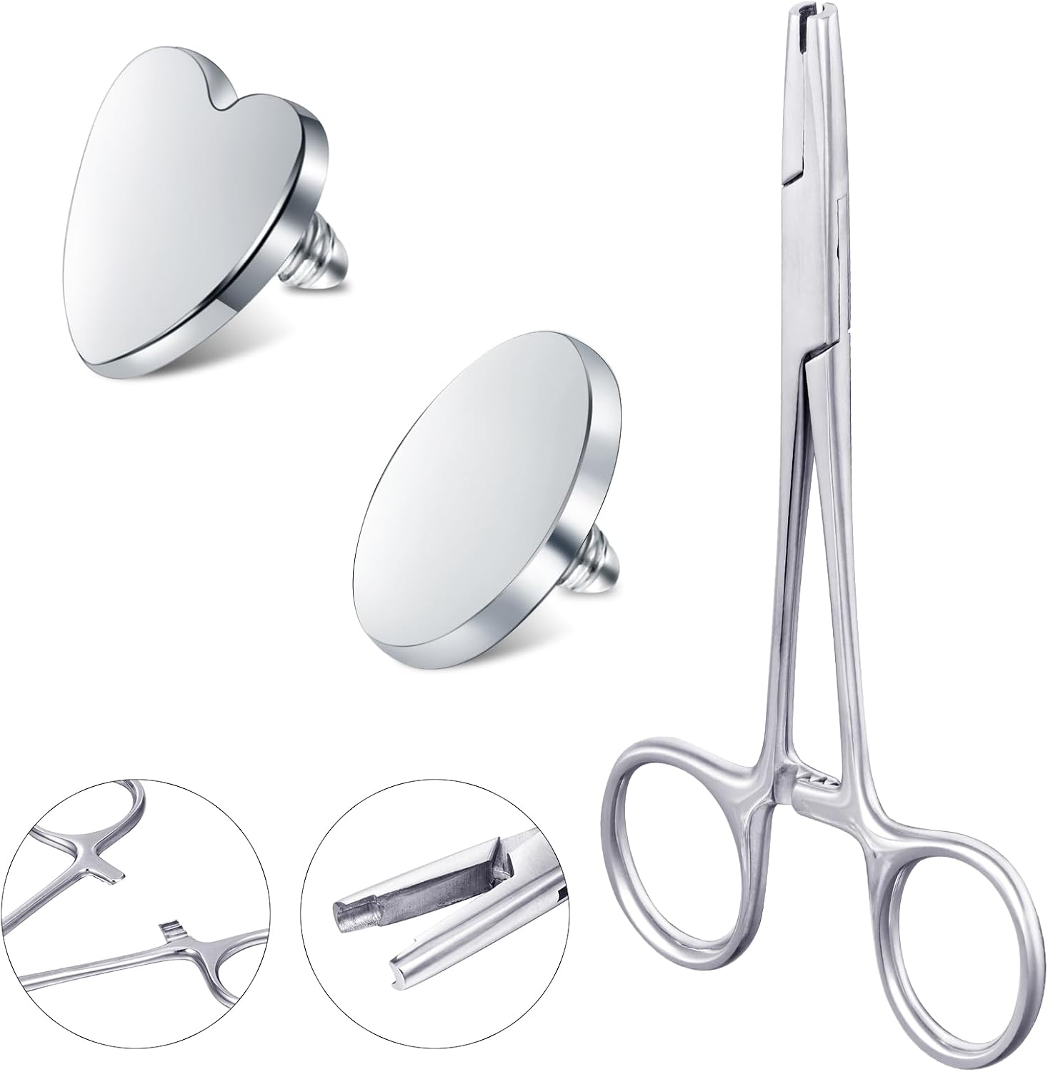 AceFun Piercing Zange Set | Kugelzange 3/4/5 mm – Edelstahl, präzise Tunnel- und Kugelwechsel