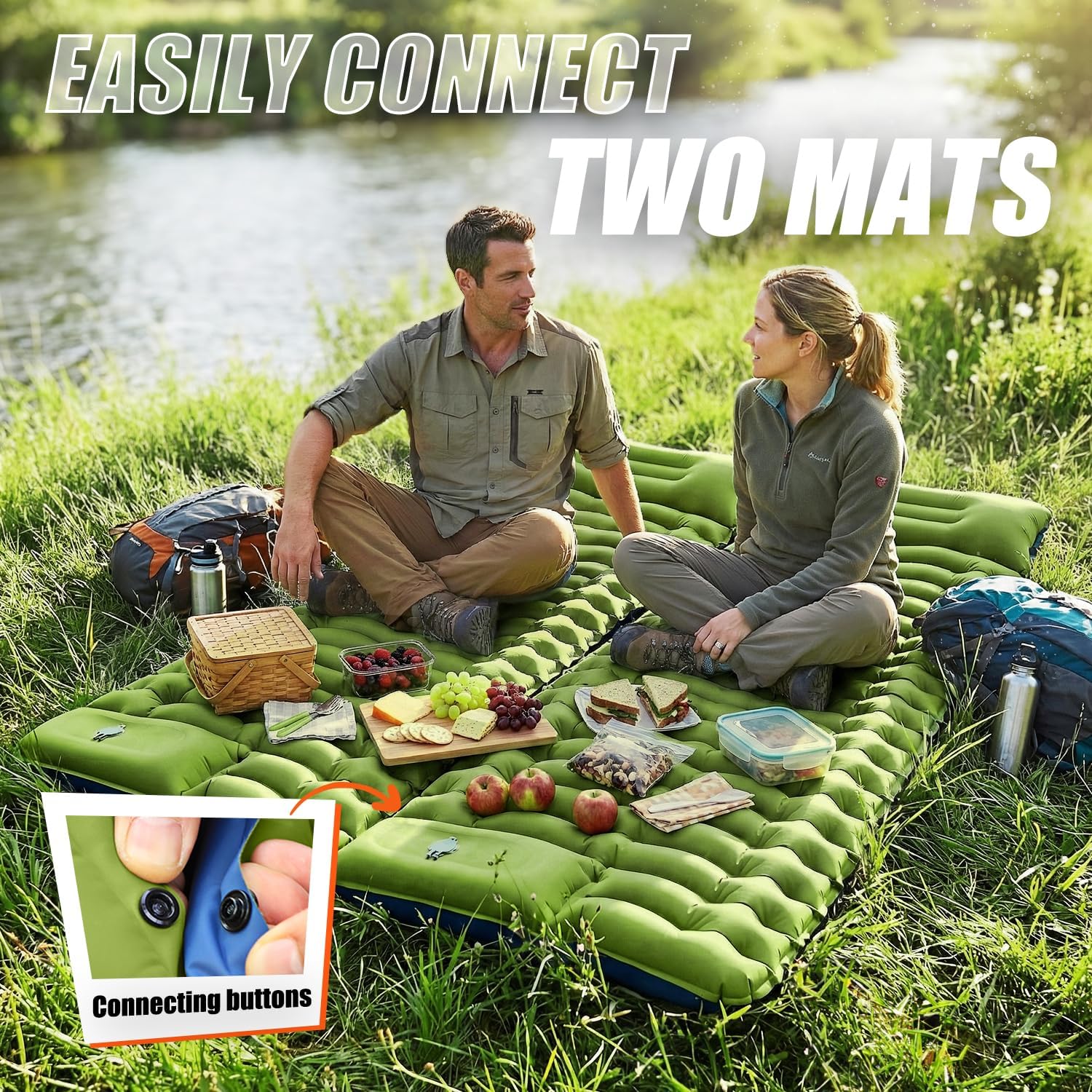 Thumbnail 5 de Yuzonc Camping Sleeping Pad 195 x 68 cm