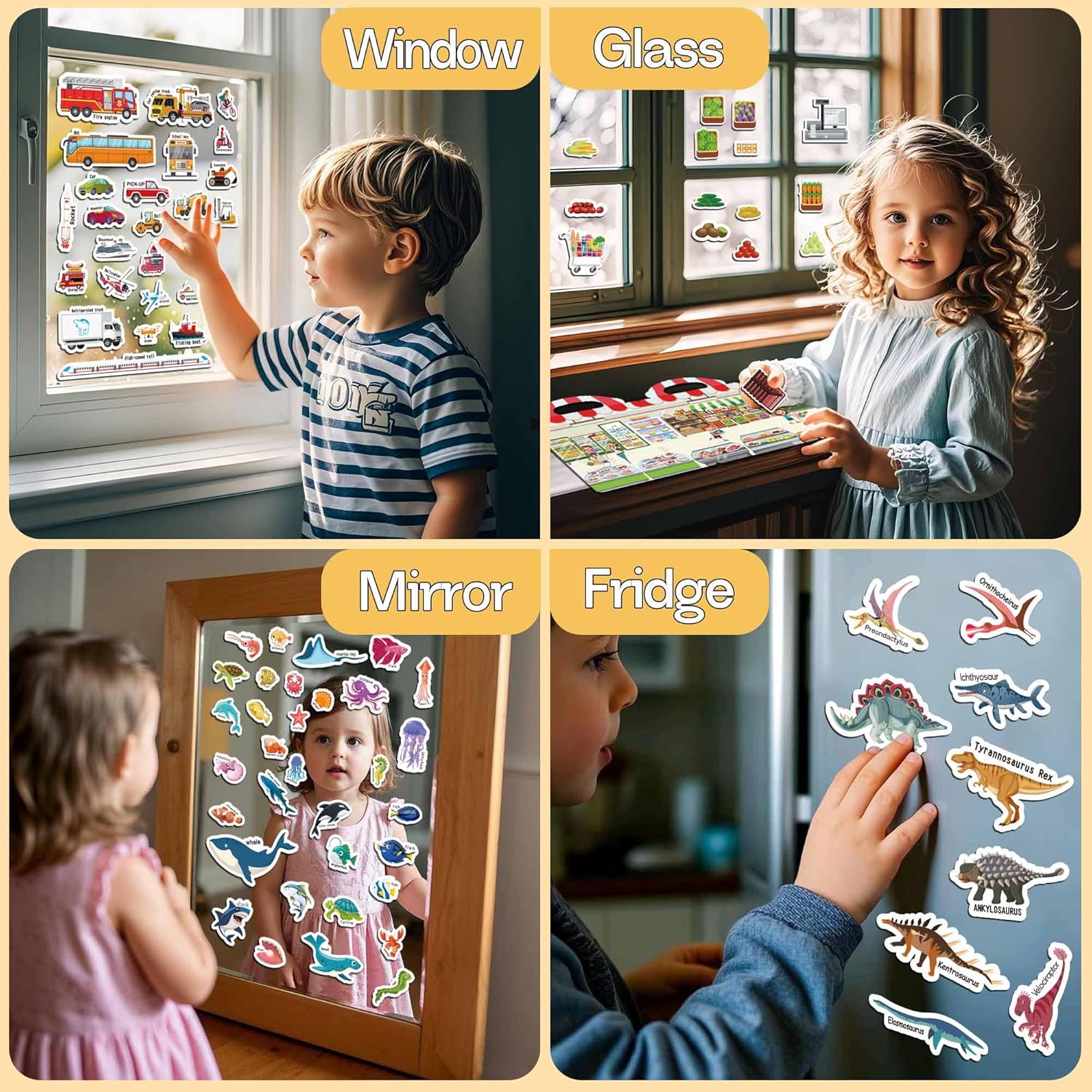 Thumbnail 5 de iGetooy 6 Sets Reusable Sticker Book for Toddlers