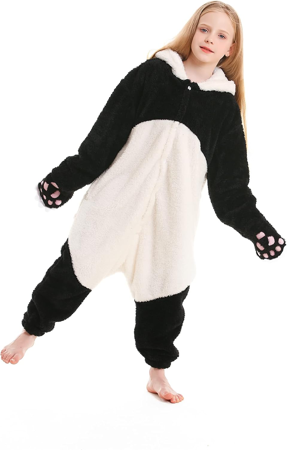 Detalle 1 de CuteOn Kids Animal Onesie Pajamas with Hood, Ears and Tail