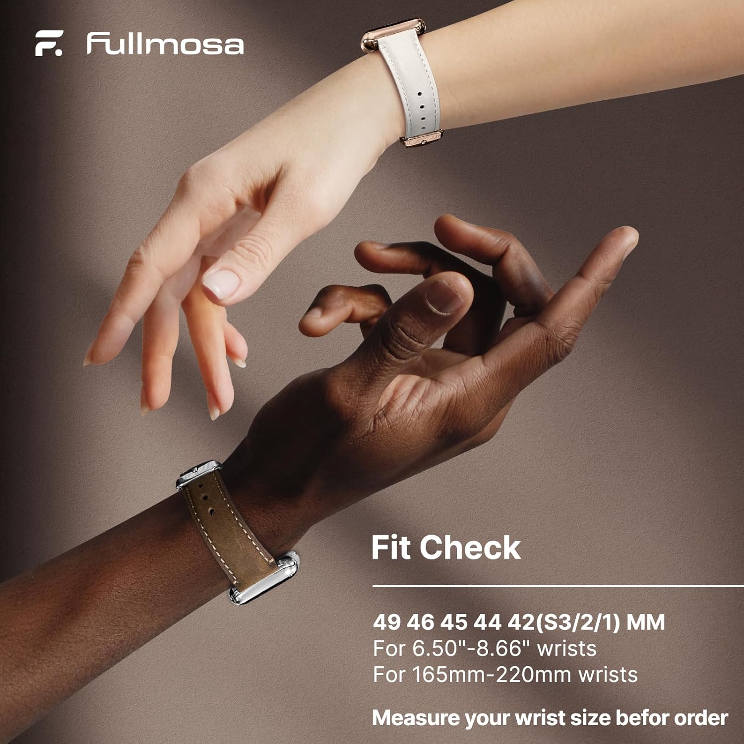 Thumbnail 4 de Fullmosa Leather Apple Watch Band 45mm