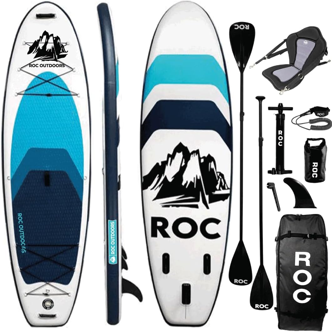 Thumbnail 6 de Roc Inflatable Stand Up Paddle Board 10'6" SUP 🏄