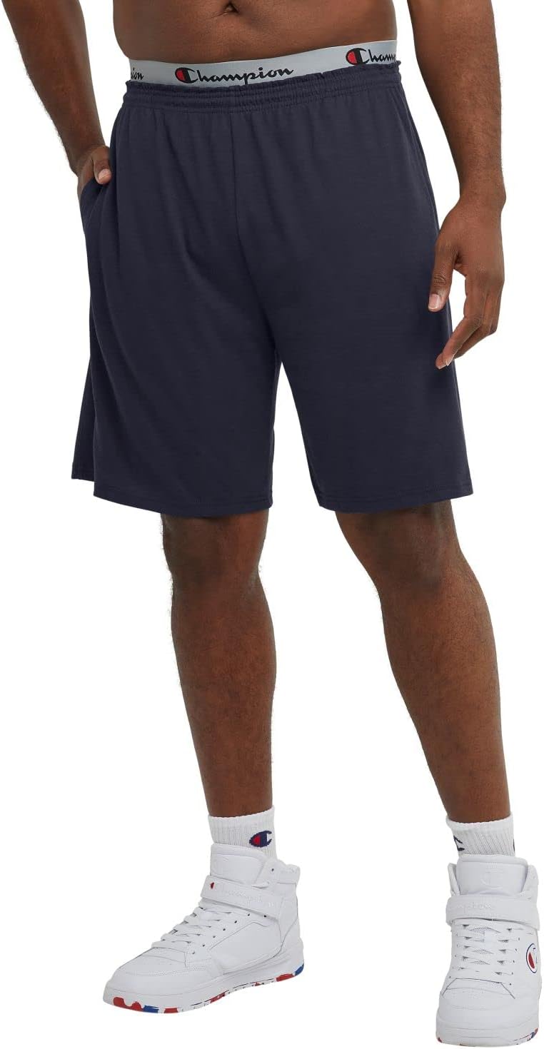 Detalle de Champion Short en Jersey avec Poches – Short de détente pour homme, 23 cm d’entrejambe