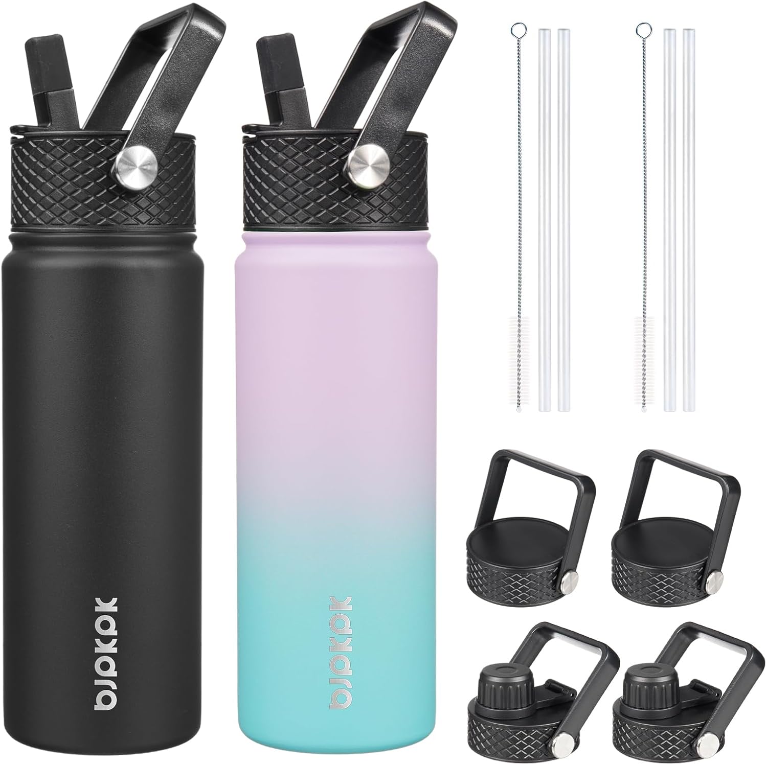 Detalle de BJPKPK insulated water bottles, 22 oz